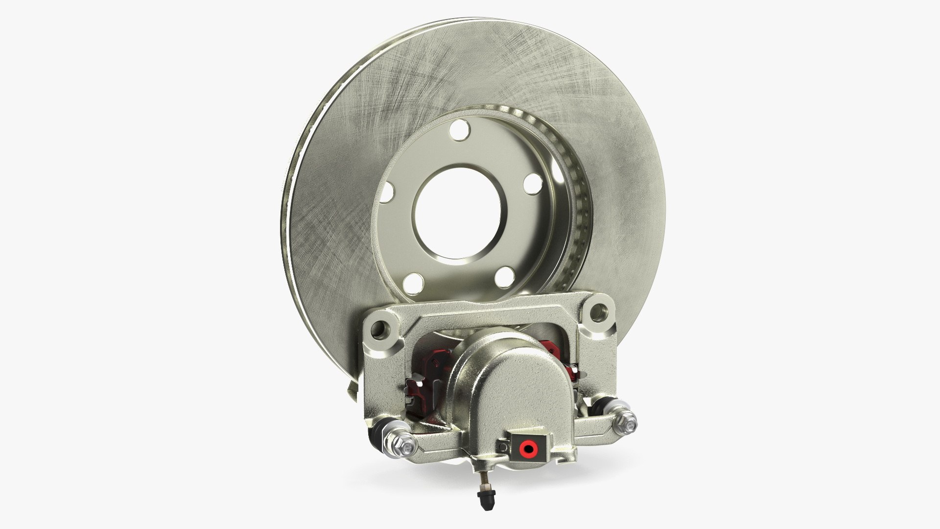 Brake Caliper Pads Disk 3D model preview