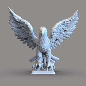 3D model Eagle Statue