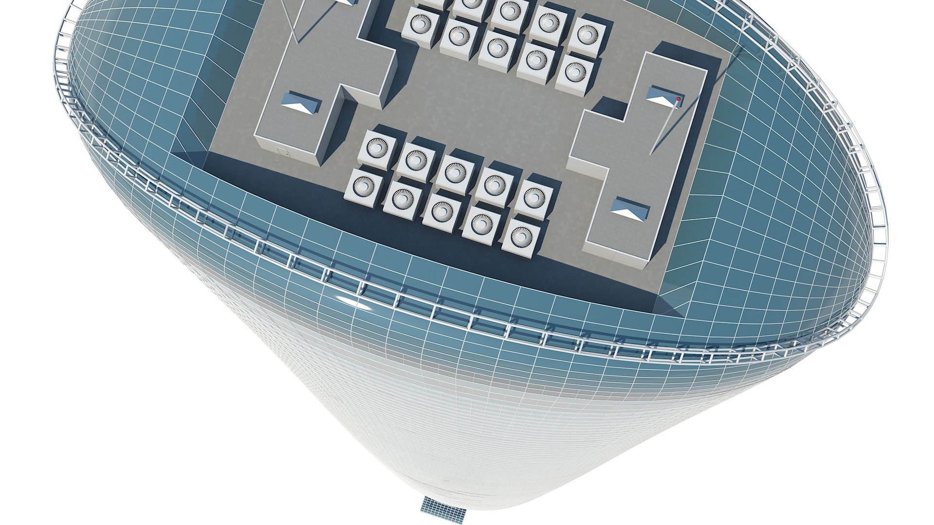 Generic skyscraper tower 3D model - TurboSquid 1458140