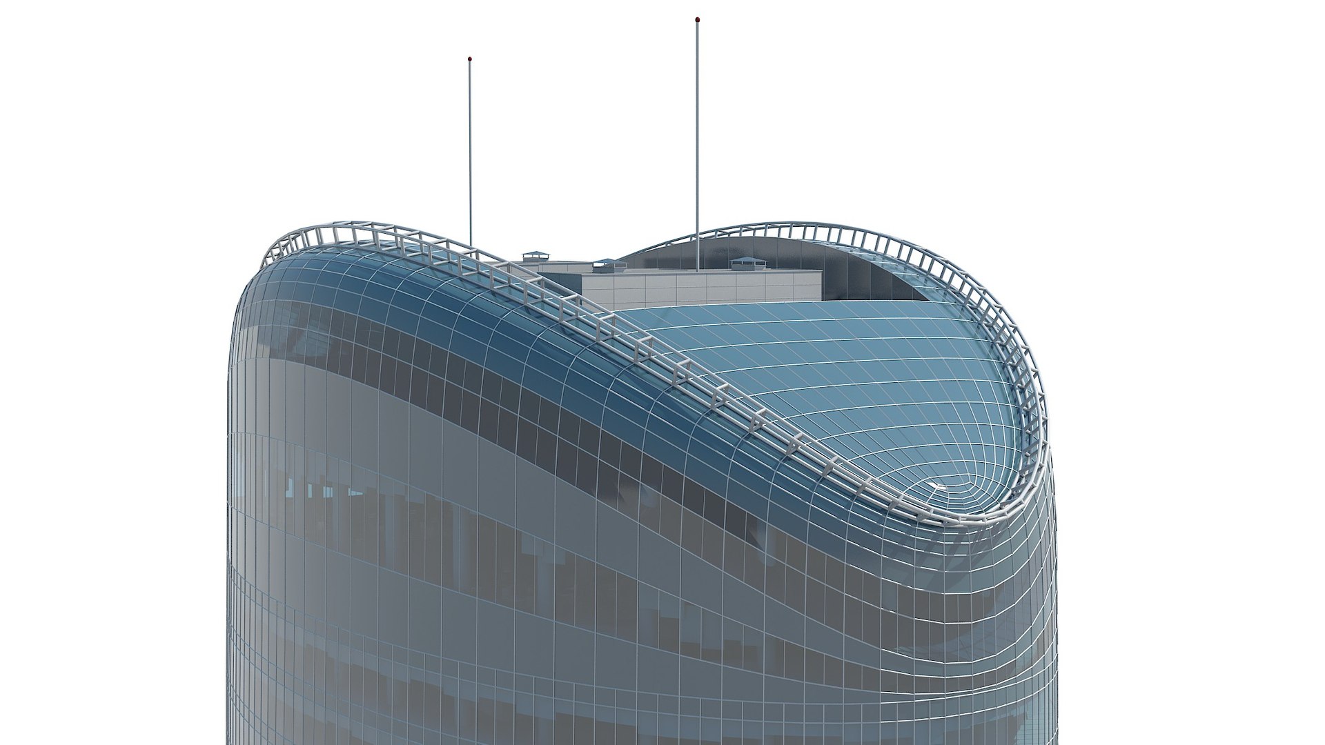 Generic skyscraper tower 3D model - TurboSquid 1458140