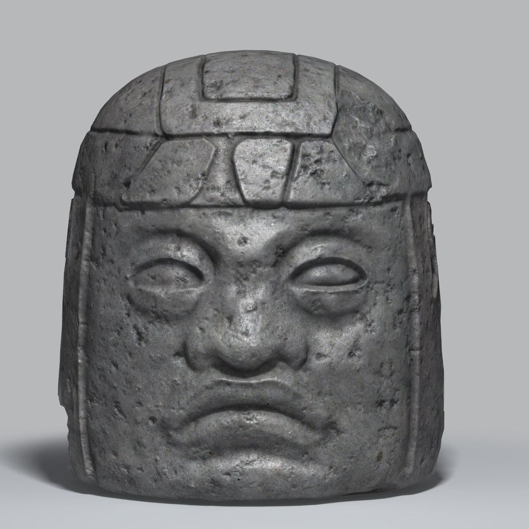 Olmec Statue 3d Model