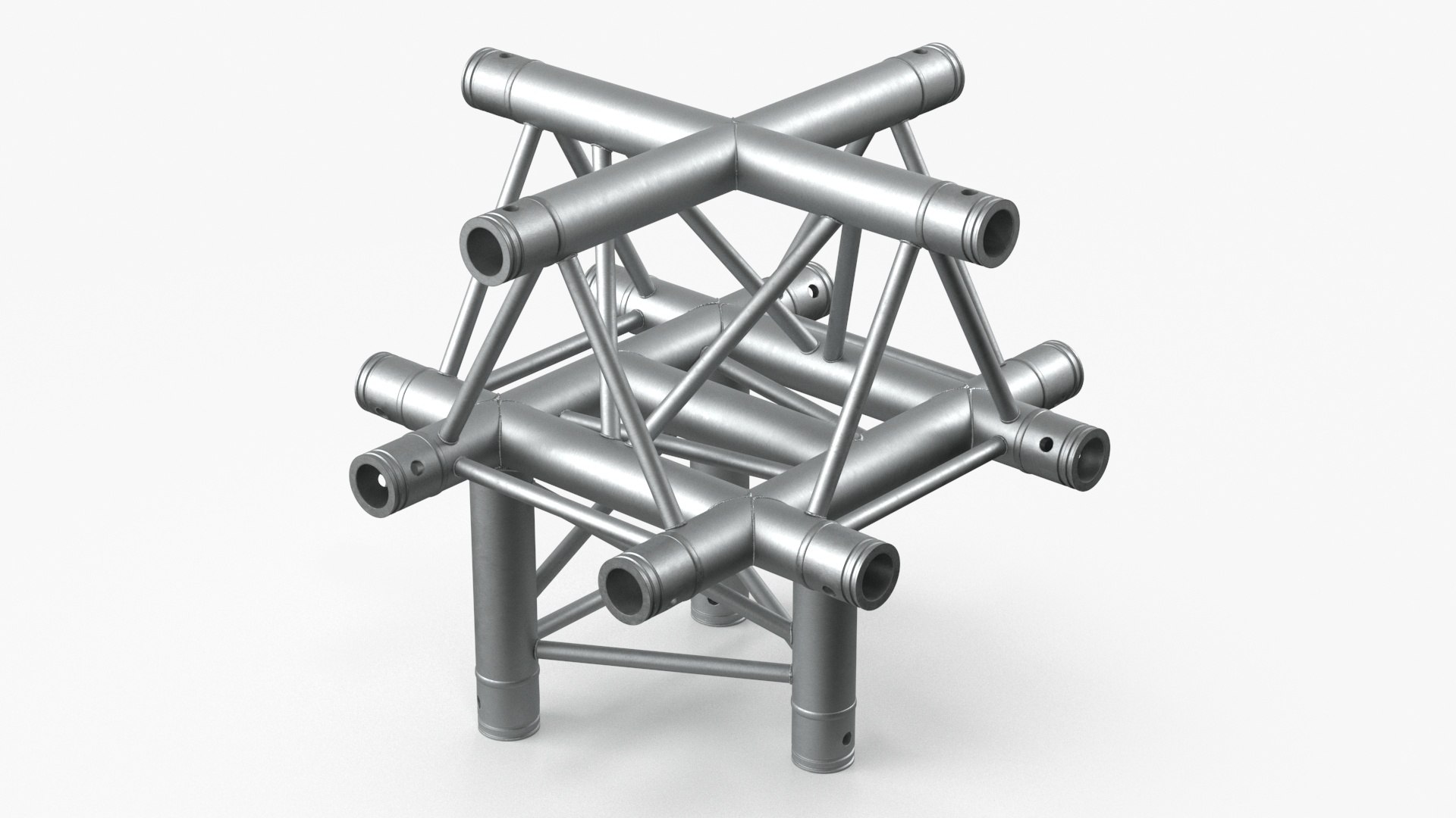 Truss Modular Cross Triangular 3D model preview
