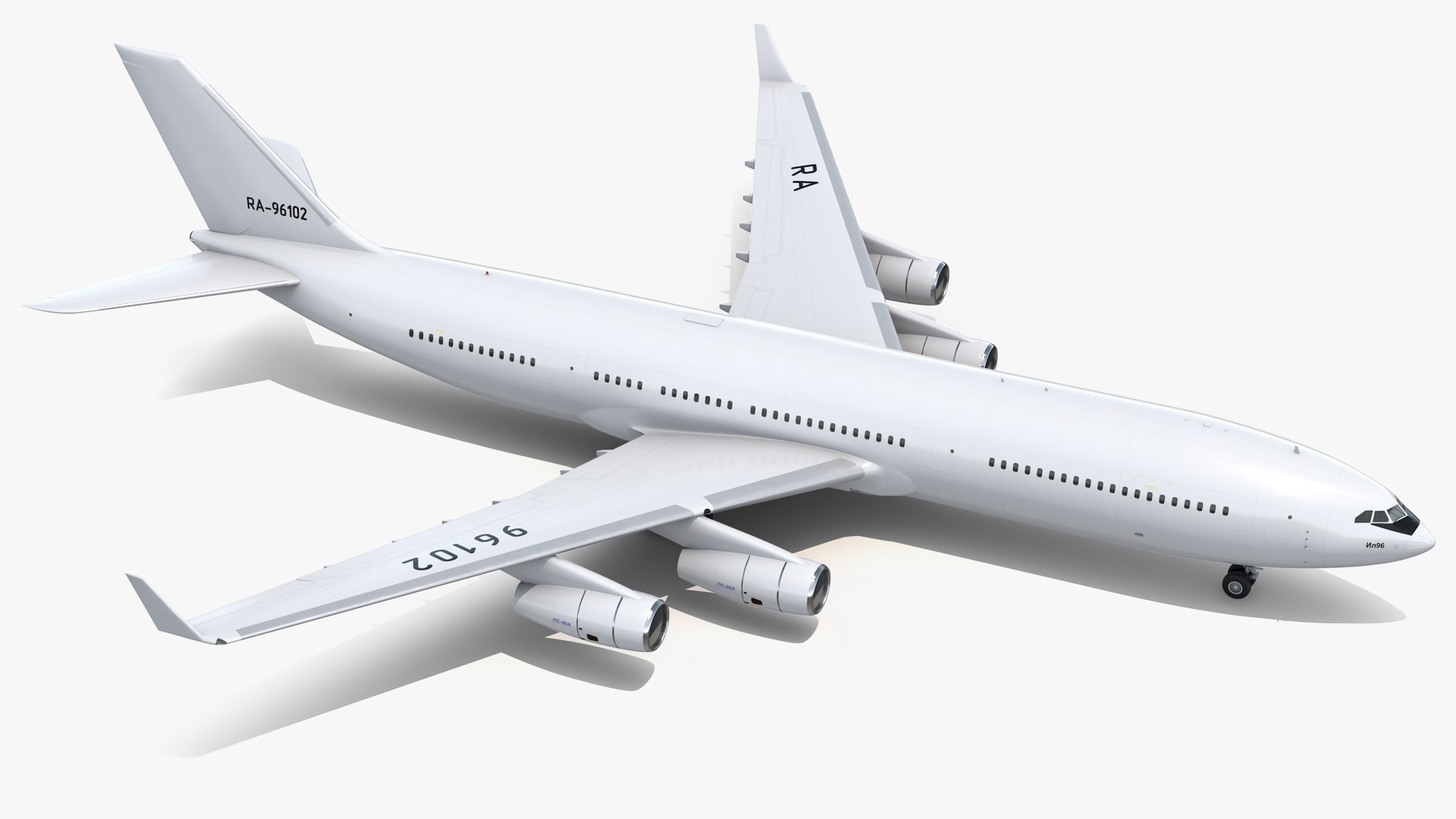 3D model Ilyushin IL-96-400 - TurboSquid 1978927