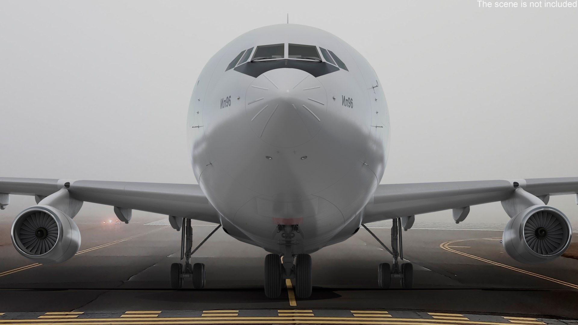 3D Model Ilyushin IL-96-400 - TurboSquid 1978927