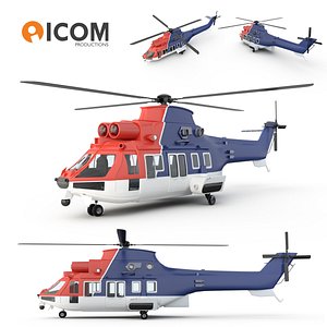 chc helicopter 3ds
