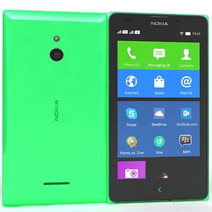 3dsmax nokia xl green