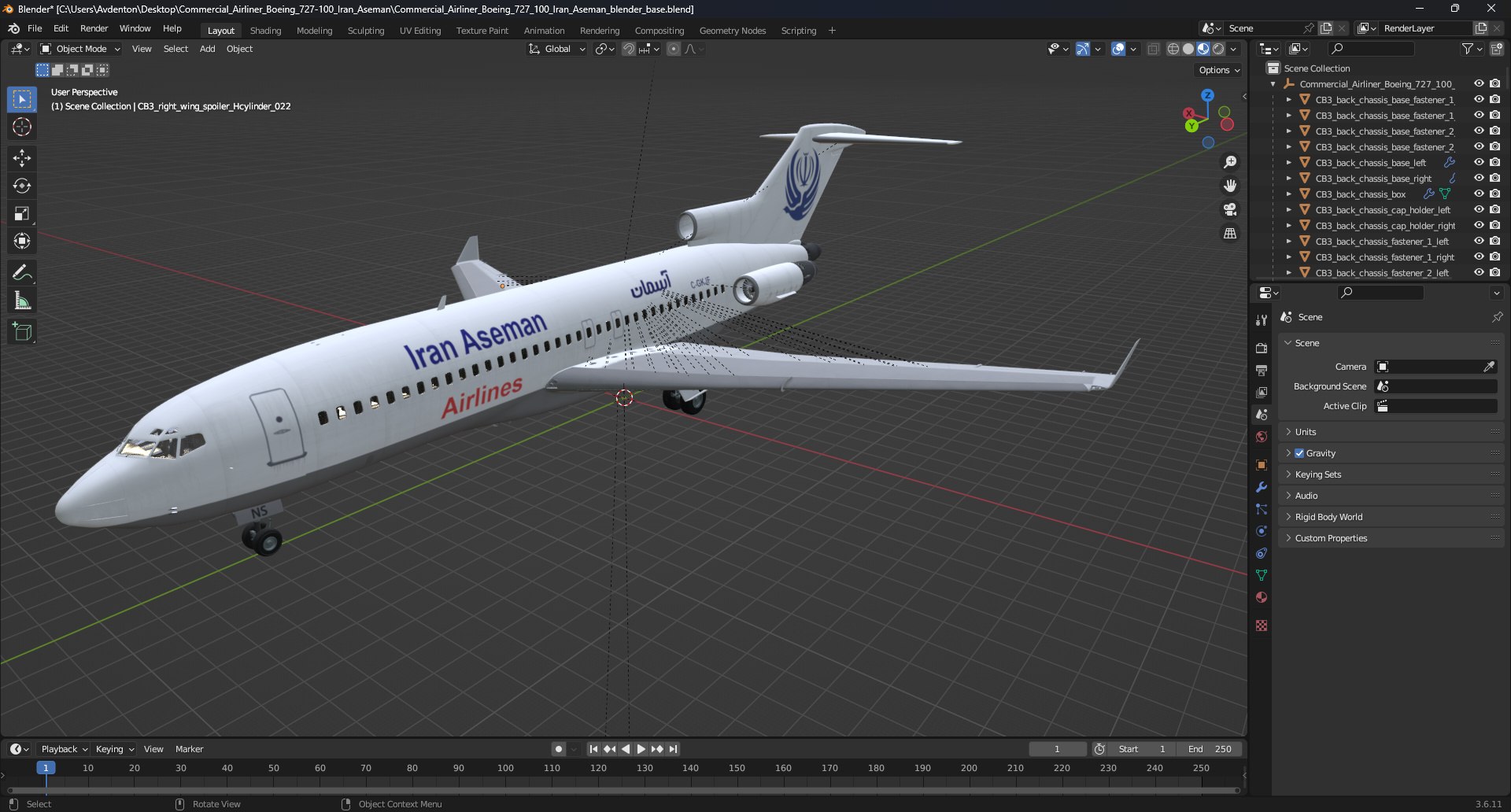 Commercial Airliner Boeing 727-100 Iran Aseman 3D https://p.turbosquid.com/ts-thumb/o3/lvT1xe/iD/commercialairlinerboeing727100iranasemanvray3dmodel043/jpg/1728848974/1920x1080/fit_q87/f98322acee5d0d344f3ac1245b5a2e9807d82c2b/commercialairlinerboeing727100iranasemanvray3dmodel043.jpg