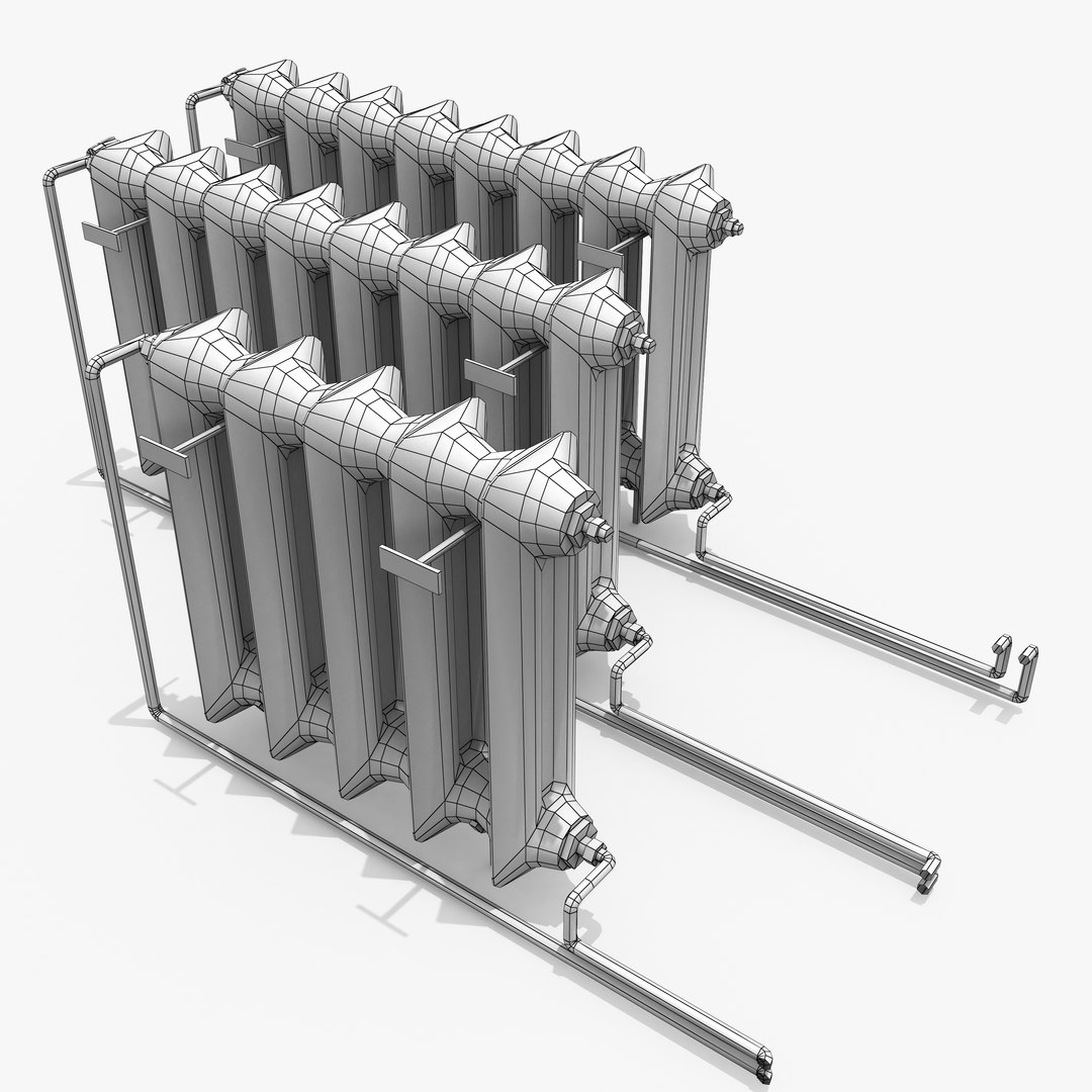 3D Radiators Rust Columns - TurboSquid 1547574
