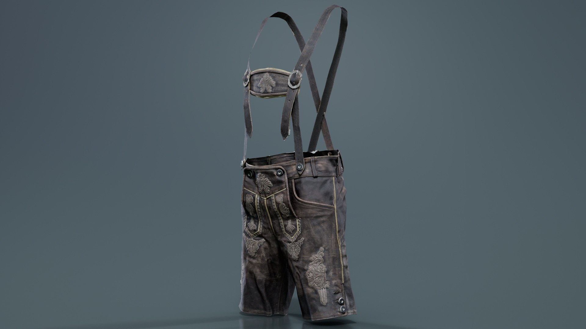 Lederhosen Dark Brown Remastered 3D model https://p.turbosquid.com/ts-thumb/o3/rYBFAS/zQ/lederhosen_dark_brown_01/jpg/1740113570/1920x1080/fit_q87/b9f5a0a18515dda879b14ac7da2a4534efa1abf9/lederhosen_dark_brown_01.jpg