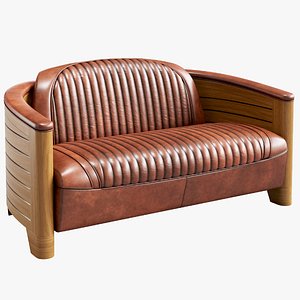 De Bejarry Pirogue sofa 3D