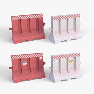 3D Plastic Road Barrier