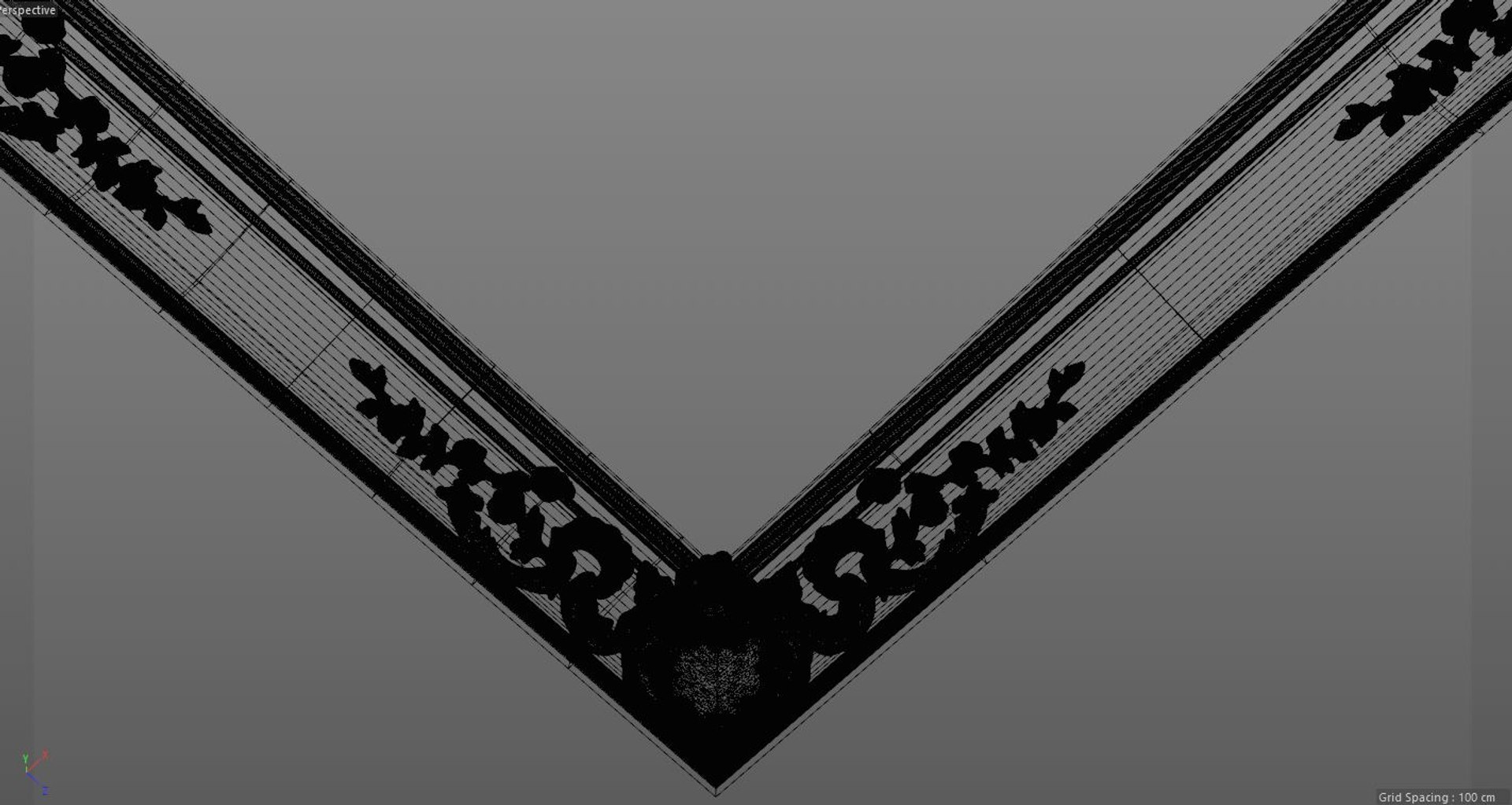 3D Patterned Cornices Model - TurboSquid 1416431