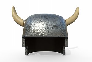horned viking helmet model
