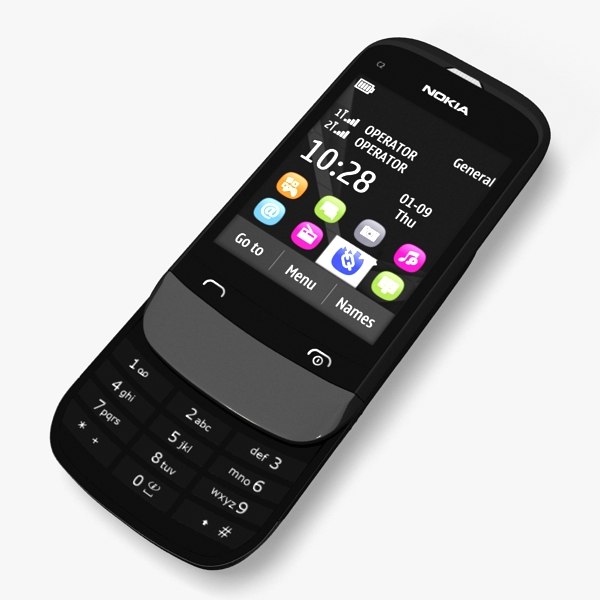 3d model nokia c2-06