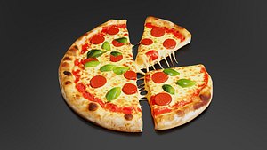 Pizza Pepperoni 3D