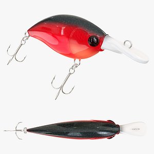3D fishing lure crank