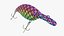 Fishing lure crank type