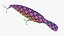 Fishing lure crank type