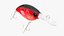 Fishing lure crank type