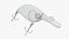 Fishing lure crank type