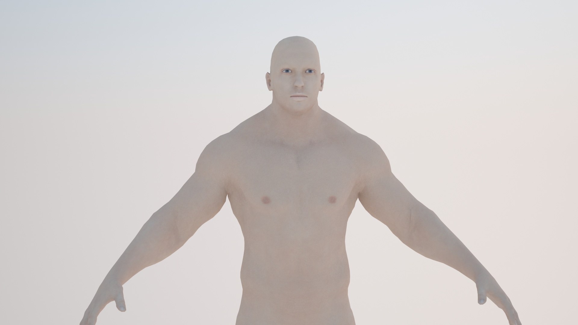 Strong Man 3d Model