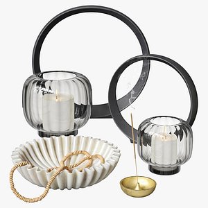 Decorative set CB2 3D