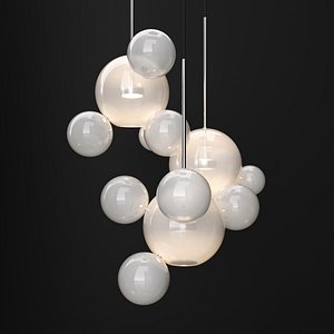 3D model chandelier bolle horizontal - TurboSquid 1508234