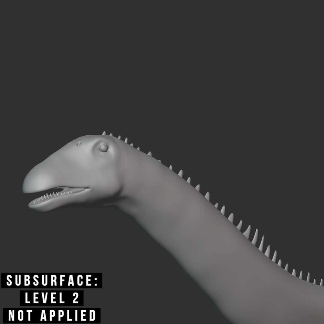 Seismosaurus Basemesh Low Poly 3D 모델 - TurboSquid 1995205