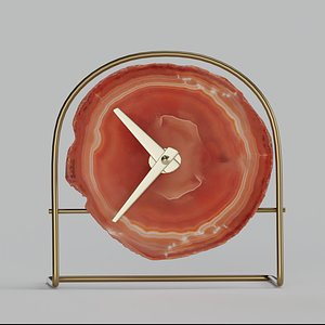 Agate Clock 3D model
