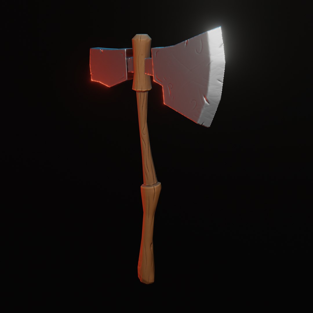 3D Stylized Axe Model - TurboSquid 1432419