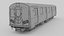 newyork subway train Low-poly