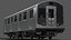 newyork subway train Low-poly