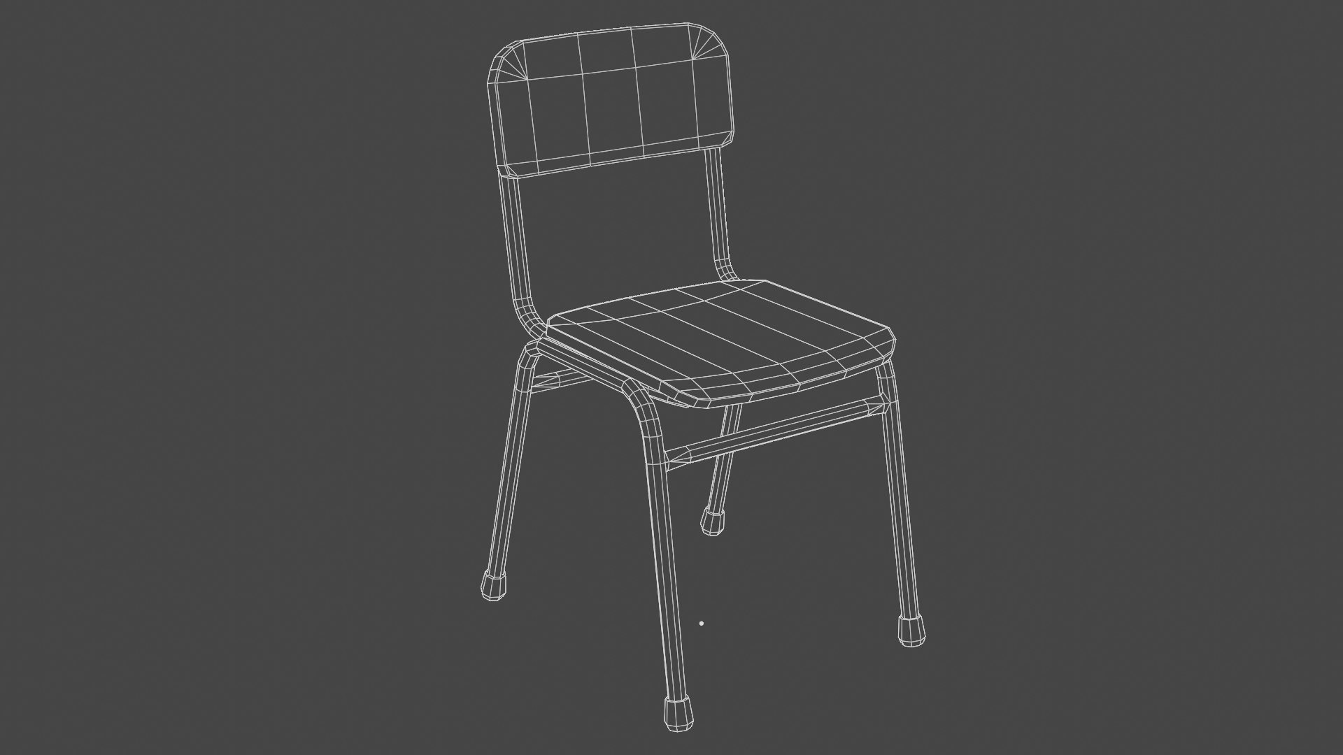 School Chair Model - TurboSquid 1925847