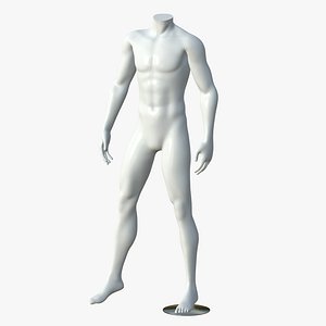 Male Mannequin Headless 3D model