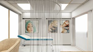 Interior scene of a Plastic surgery Doctors clinic