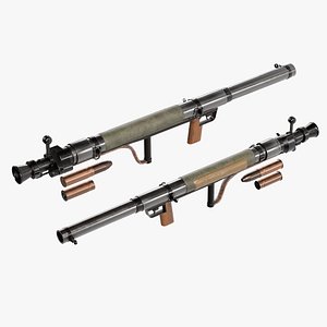 3D recoilless rifle prototype Carl Gustaf 37mm