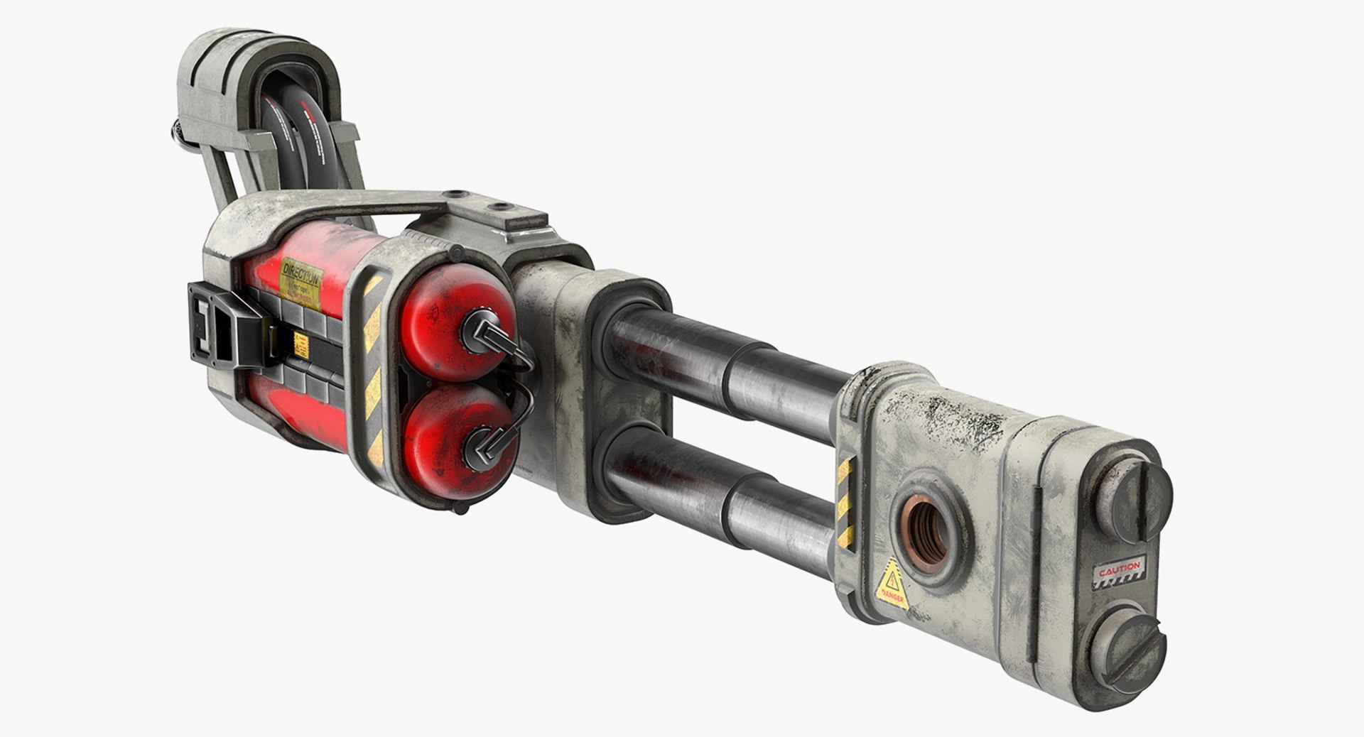 Aircraft Hydraulic Control System 3D model preview