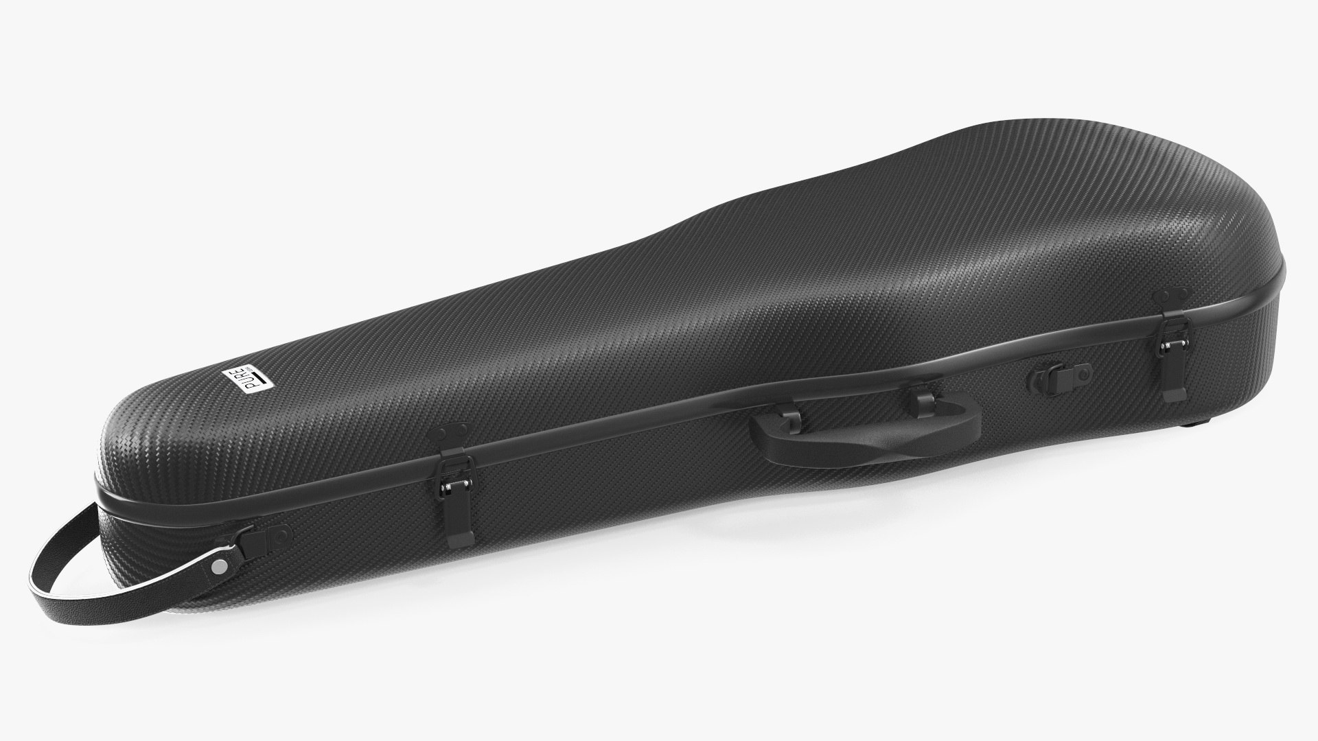 Violin Shaped Case Gewa Pure Black Closed 3D model preview