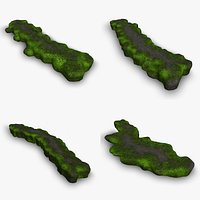 Rock Walkway 1 - 4 Combo - Moss 2