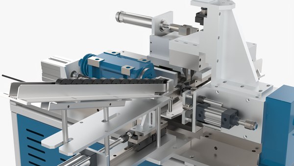 3D Automatic Horizontal Chamfering Rough Turning Machine - TurboSquid ...