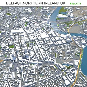 3D Belfast Northern Ireland UK