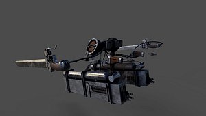 3D Maneuver Gear 3DMG Attack on Titan ODM Weapon