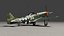North American P-51D Mustang Lowpoly-Jäger