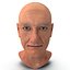 Bald Elderly Woman Head