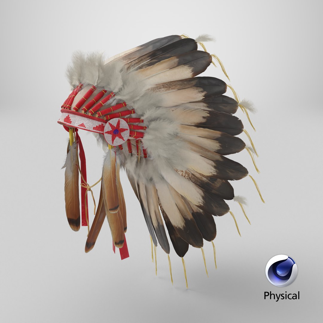 3D Native American Headdress model https://p.turbosquid.com/ts-thumb/o4/kiUFV8/W7/stemcell_cinema_4d_physical_render/png/1763069431/1920x1080/fit_q87/ccb94ec0f897ba3519618b6cb7204ded629aa14d/stemcell_cinema_4d_physical_render.jpg