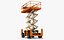 jlg scissor lifts telescopic 3D model