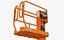 jlg scissor lifts telescopic 3D model