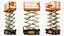 jlg scissor lifts telescopic 3D model
