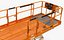 jlg scissor lifts telescopic 3D model