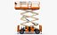 jlg scissor lifts telescopic 3D model